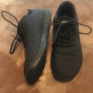 Black on black Nobull Project trainers